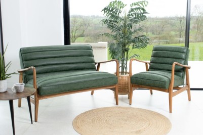 Matcha Glastonbury sofa and armchair set